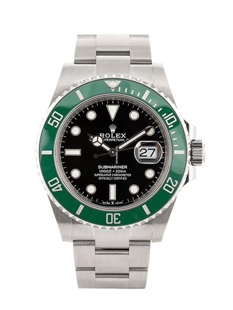 Rolex SUBMARINER DATE GHIERA VERDE STARBUCKS .